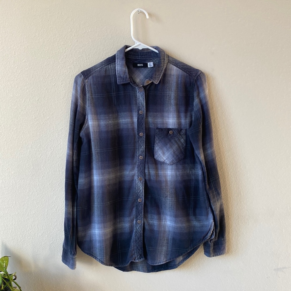 BDG Plaid Button Down Shirt